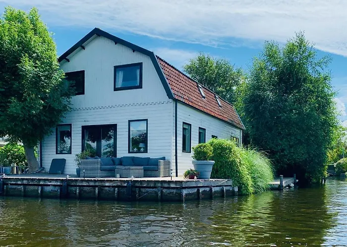 At The Water, Fire Place, Boat And Sup Rent, Near Amsterdam Vakantiehuis Aalsmeer