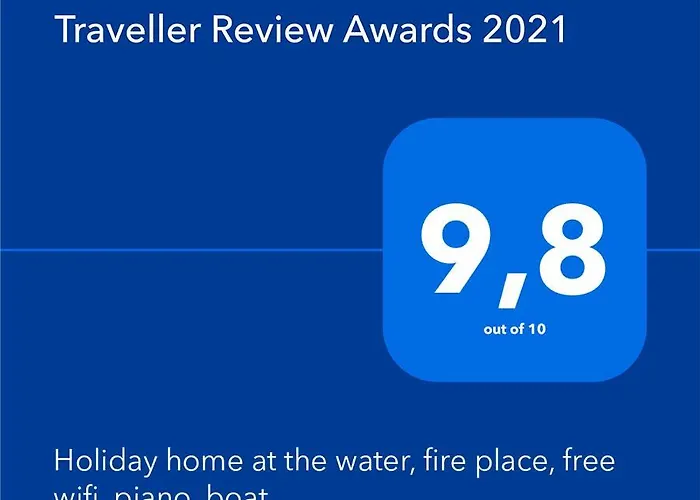 Vakantiehuis At The Water, Fire Place, Boat And Sup Rent, Near Amsterdam Aalsmeer